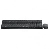     Logitech, MK235 Wireless Keyboard and Mouse Black USB