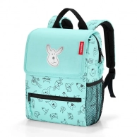 Ранец детский Cats and Dogs mint, Reisenthel