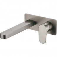 Смеситель для раковины Boheme Spectre никель 19х22,7х8 см, Смесители