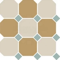  TopCer Octagon White 16 Yellow 03 Turquoise 13 Dots 30x30, Topcer
