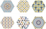  Codicer Hexagon Kasbah Mix Colors 22x25