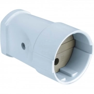 Розетка переносная Navigator без заземлением белая