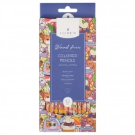 Набор цветных карандашей Lorex wood free cocktail kittens трехгранные 12 цветов, Телескопы и оптика