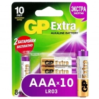  GP Extra Alkaline  LR03 10 , GP Batteries