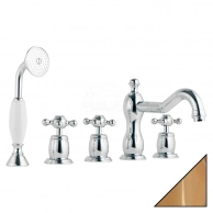 Смеситель Bandini Antica 616.940/06 Oro на борт ванны