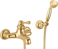 Смеситель Bugnatese Maya 8902DO для ванны с душем, золото, Душевые кабины