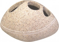 Стакан Ridder Little Rock 22190209 для зубных щеток, бежевый, Аксессуары для ванной