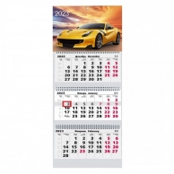 Календарь Канц-Эксмо Авто Трехблочный 2023 год