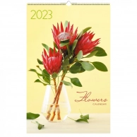 Календарь Канц-Эксмо Цветы 6 Евроспираль 280х435 мм 2023 год