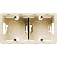 Коробка для накладного монтажа Legrand Inspiria, 2 поста, Цвет - слоновая кость в Орле