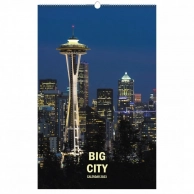 Календарь Канц-Эксмо Мегаполис Евроспираль 280х435 мм 2023 год