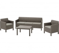   Orlando set with 3 seat sofa