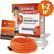 Одножильный кабельный теплый пол Daewoo Enertec DW14C