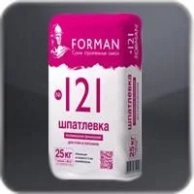 Шпатлевка полимерная финишная FORMAN 121 (Форман 121), Затирка