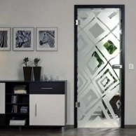 Двери стеклянные межкомнатные