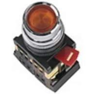 Кнопка ABLF-22 синий d22мм неон/240В1з+1р ИЭК | арт. BBT10-ABLF-K07