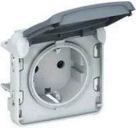 ������� 2�+� Plexo IP55 16� ����������� ��������, �������������� ������, ����� | ���. 69555 | Legrand