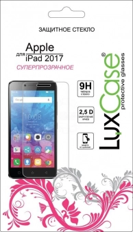  , Luxcase Glass  Apple iPad 2017 ()