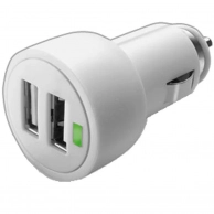 Блок питания автомобильный Cellular Line, MICROCBRUSBDUAIPAD White в Динской