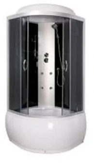 Душевая кабина г/м 90*90*210 SPL439 c г/м,без электр,черн стен,тонир стек,выс подд (074058) в Соликамске