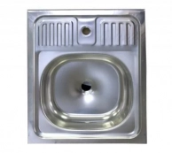 Мойка нерж.сталь 0,4мм 50*60 вып 1 1/2 (310308), Бойлеры