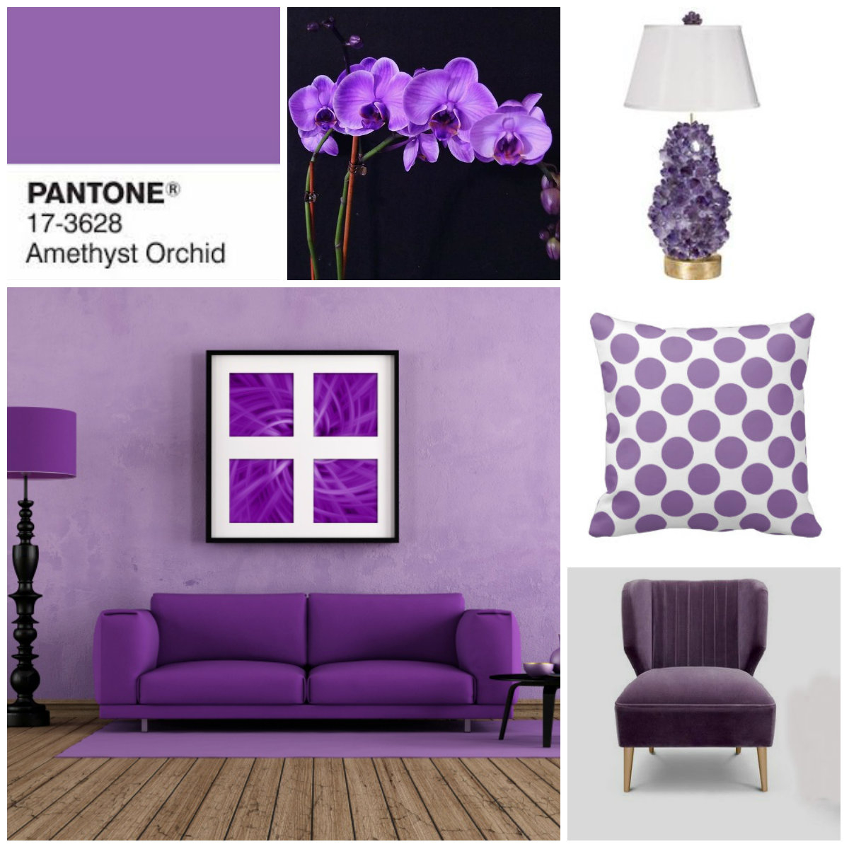 Pantone 17-3628 Amethyst Orchid — Аметистовая Орхидея